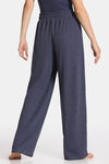 Rosaline Waffle Knit Cotton Relax Fit Pyjama - Medieval Blue — thumbnail 3